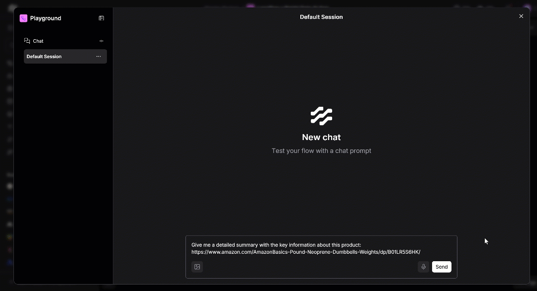 Ejecutar el prompt en Langflow