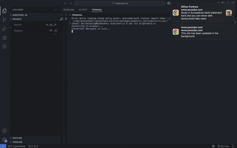 Un GIF que muestra el proceso de extracción de detalles clave