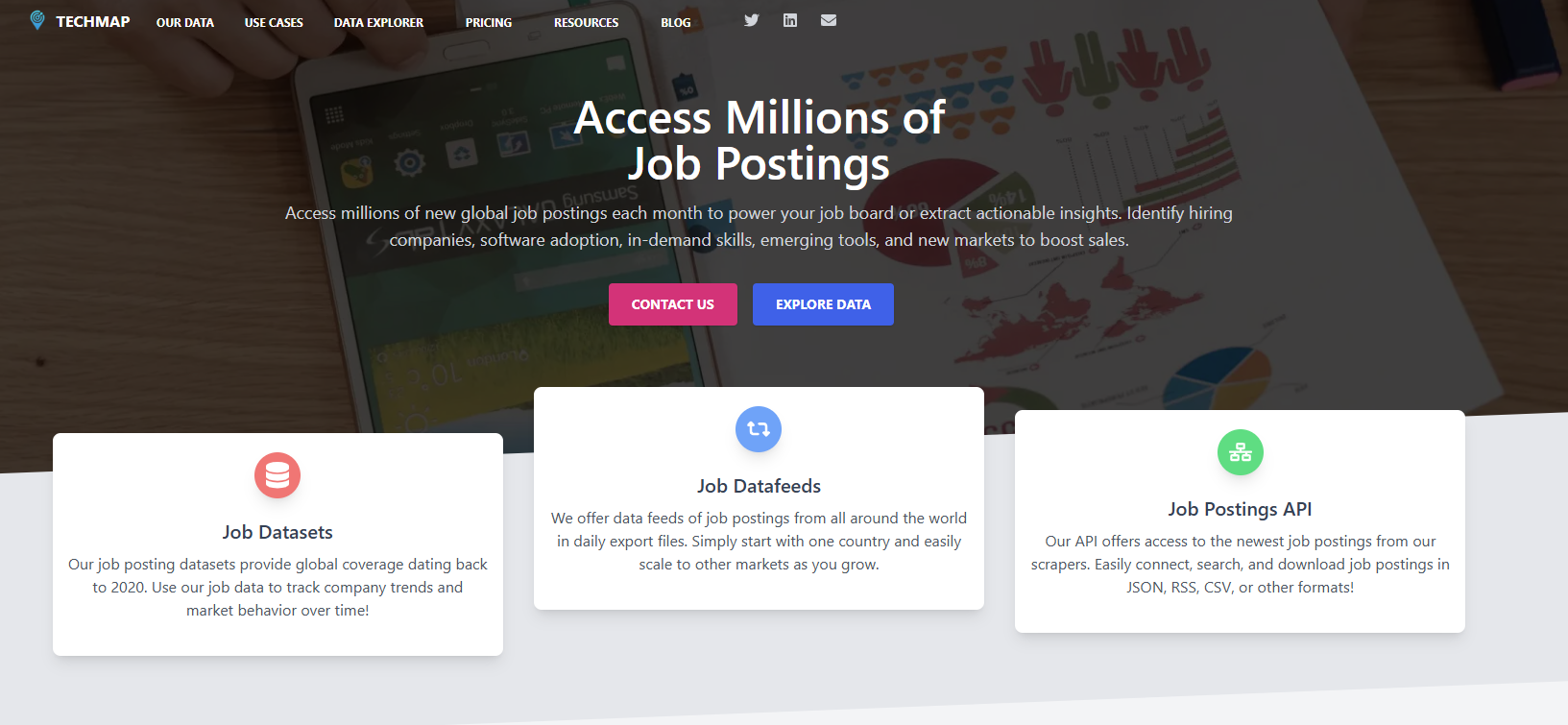 jobdatafeeds.com homepage